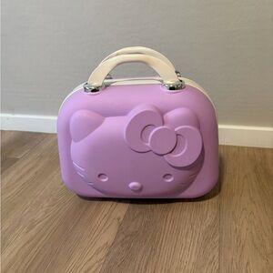 hello Kitty, hard train case makeup case travel bag new